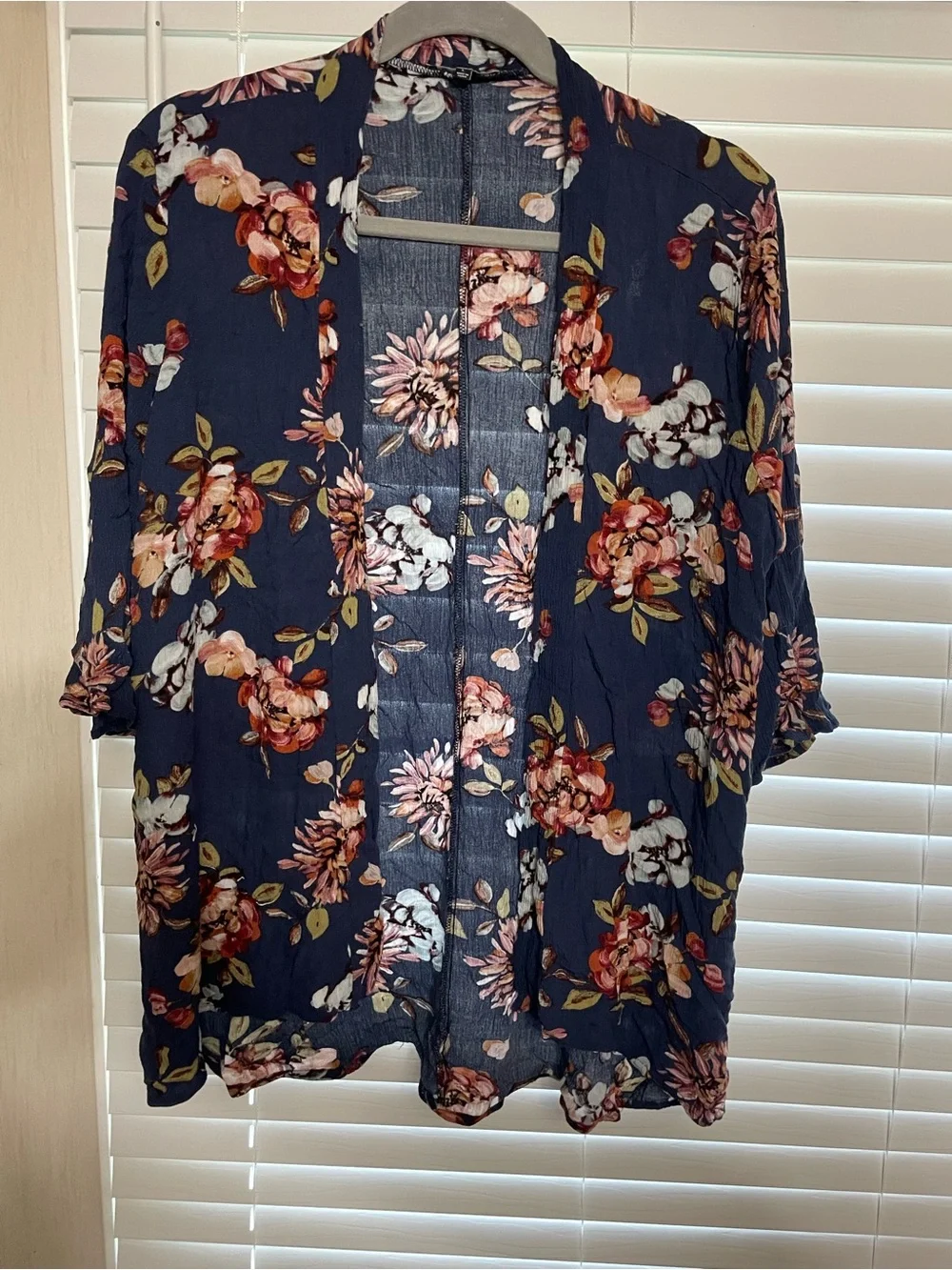 Pink Clover Navy Floral Women’s Jeans